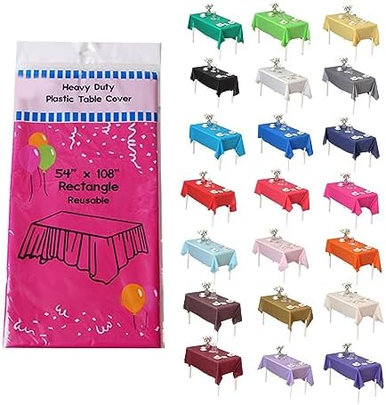 Fuchsia Rectangle Table Covers, 54" x 108"