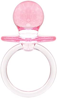 Pink Baby Shower Pacifiers, 2.5", 48 Pack