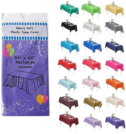 Purple Rectangle Table Covers, 54" x 108"