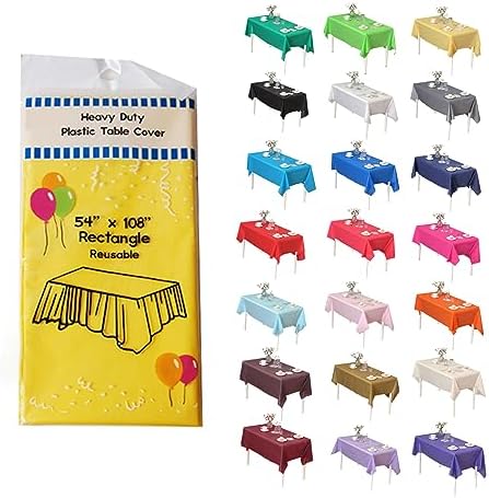Yellow Rectangle Table Covers, 54" x 108"